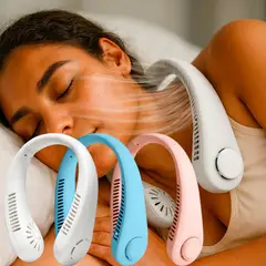 GENERICO - Ventilador portatil Ventilador de cuello colgante sin aspas