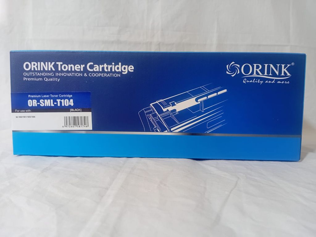 Tóner Compatible Orink SML T104 para Samsung ML y SCX Rendimiento 1,500 Páginas