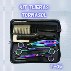 GENERICO - SET DE TIJERA BARBER PRO TORNASOL