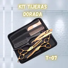 GENERICO - SET DE TIJERA DORADO