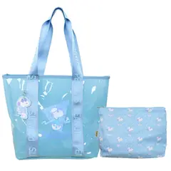 SNOOPY - Pack Bolso de Playa Celeste + Neceser