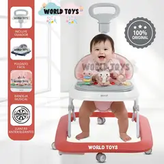 BABY - Andador con Bandeja Musical «FALL GUYS» Red