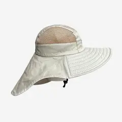 KAST PE - Sombrero Cubrenuca Transpirable KHAKI Gorro Alta Proteccion Sol