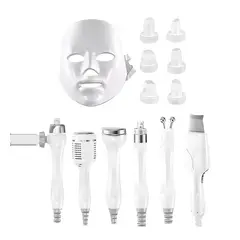GENERICO - Equipo Multifuncional Hidrafacial 7 en 1 con Máscara LED