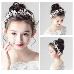 GENERICO - CORONA  TIARA BAUTIZO Y PRIMERA COMUNION DE NIÑA