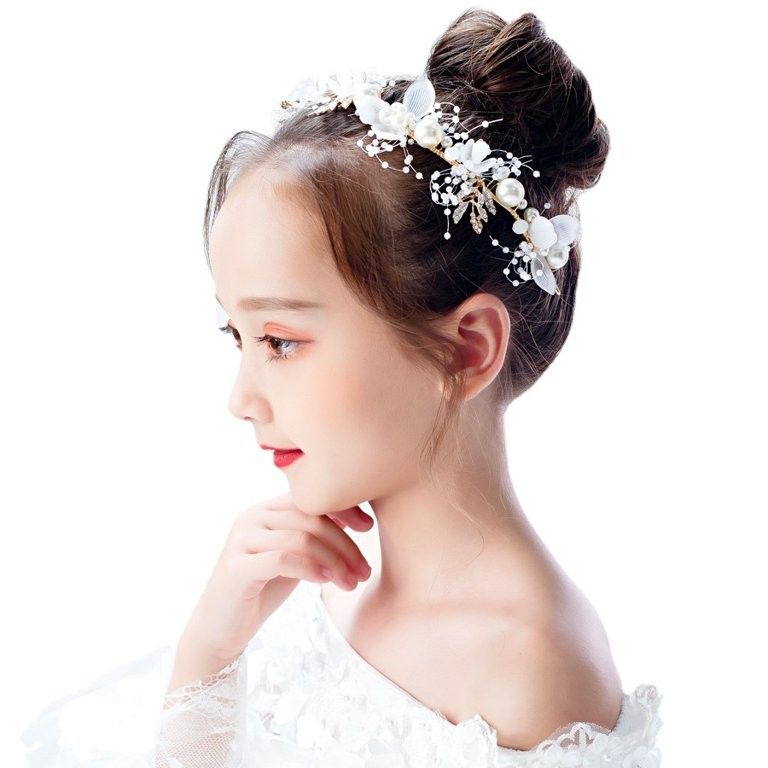 CORONA TIARA BAUTIZO PARA DAMA DE HONOR DE NIÑA