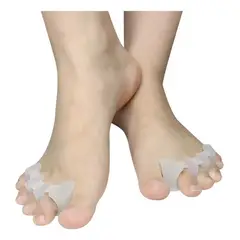 GENERICO - Separadores de Dedos de Silicona para Pies Par Ergonómico y Flexible