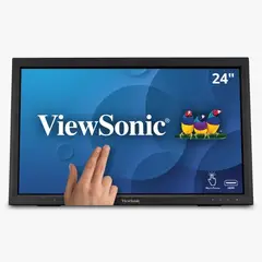 VIEWSONIC - Monitor Led Td2423D De 24" Táctil Full Hd 1920X1080, 75 Hz, Mva, 250 Cd/M²