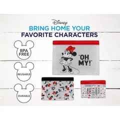 DISNEY CLASICOS - Pack x 3 Bolsas Minnie Mouse para cocina
