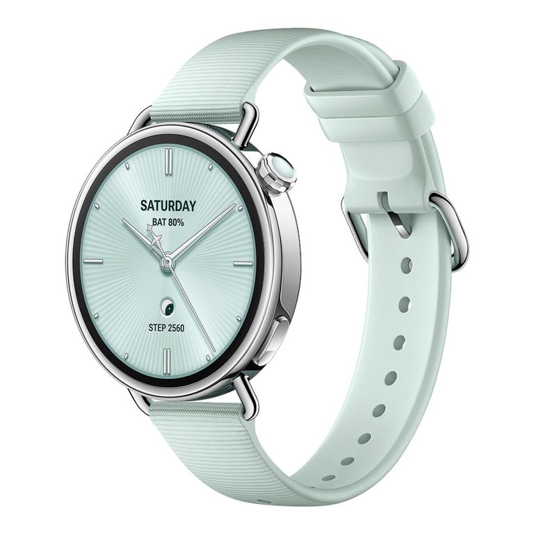 Reloj inteligente Watch S4 41mm Fluororubber Strap Mint Green