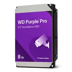 WESTERN DIGITAL - Disco Duro Interno 8 TB WD Purple Pro SATA