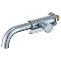 GENERICO - Llave Para Lavatorio de Pared Cromada Agua Fría
