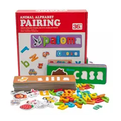 GENERICO - Juego Educativo Formando Palabras Encaje Para Niños Pairing Didactico