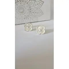 GENERICO - Aretes Trébol 4 hojas para Mujer