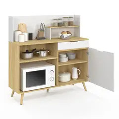 DIBA MUEBLES - Aparador Moderno Dorian Armado Multiusos
