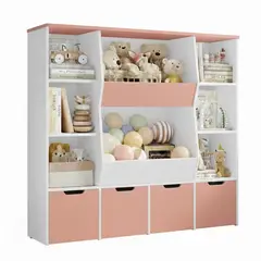 DIBA MUEBLES - Mueble Infantil Estante Juguetero Nolan Blanco
