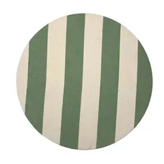 D'MESA - SET DE 3 PLATOS DE SITIO RAYAS VERDE BOTELLA