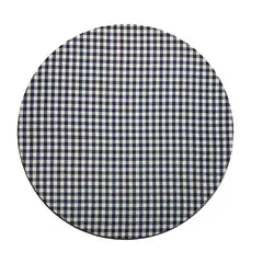 D'MESA - SET DE 4 PLATOS DE SITIO VICHY AZUL MARINO