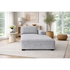 ARTSOFA - Sofá Chaise Serenité Gris Antifluido+ Obsequio