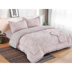 MINGDA - Set de Edredón de 5 Piezas + Set Sabanas + Fundas 100% Calidad