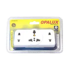 OPALUX - Adaptador Enchufe Múltiple Schuko a 2 Toma Universal OP-609-K3