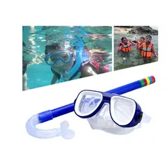 GENERICO - Set de Buceo Máscara y Snorkel para niños Verano azul
