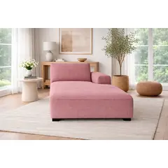 ARTSOFA - Sofá Chaise Serenité Rosa + Obsequio