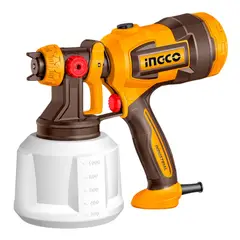 INGCO - Pistola para pintar eléctrica 530W Tanque de Plastico