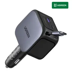 UGREEN - Cargador Carro 145W USB-A 2X USB-C para iPhone 17 Xiaomi Galaxy