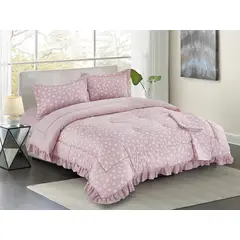 MINGDA - Set de Edredón de 5 Piezas + Set Sabanas + Fundas 100% Calidad