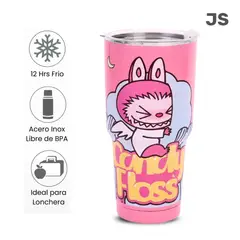 GENERICO - VASO ESCOLAR KAWAII BU-BU PARA PINK JS