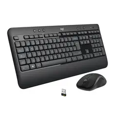 LOGITECH - Combo teclado y mouse inalámbrico MK540 Advanced Negro