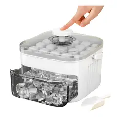 GENERICO - Hielera con Táper y Pala para Almacenar 42 Hielos