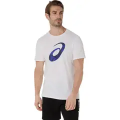 ASICS - Polo Spiral Logo Graphic Cotton Blend Tee Hombre