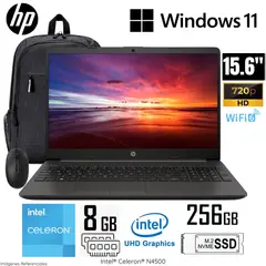 HP - Laptop 250 G9 Intel Celeron N4500 A12FJLA 8GB RAM 256GB SSD 15.6" HD