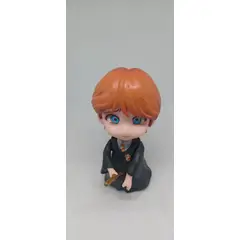 GENERICO - Muñeco Ron Weasley Chibi con Escoba de la serie harry potter