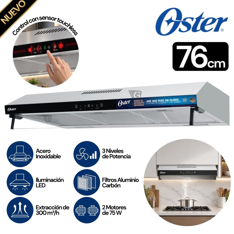 Campana Extractora Digital 30 Pulgadas Inox – OSPRHC30LSS