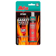 GENERICO - Silicona RTV HT300 Gris x 85 gr para altas temperaturas AKFIX