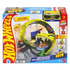 HOT WHEELS - Pista City Ataque Espiral de Serpiente