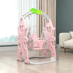 GENERICO - Columpio rosado para niña altura regulable