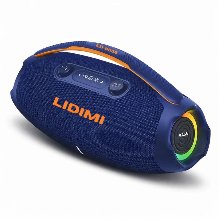 Parlante Bluetooth 5.3 LD-S836 60W con Bass Boost y Luces RGB