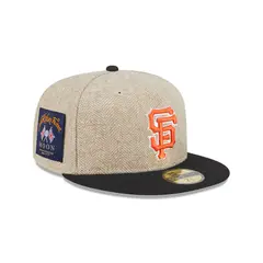 NEW ERA - Gorra 59Fifty MLB San Francisco Giants Herringbone Moon Beige