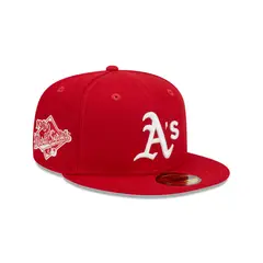 NEW ERA - Gorra 59Fifty MLB Oakland Athletics Evergreen Rojo