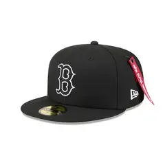 NEW ERA - Gorra 59Fifty MLB Boston Red Sox Alpha Industries Negro