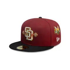 New Era - Gorra 59Fifty San Diego Padres MLB City Elements Rojo