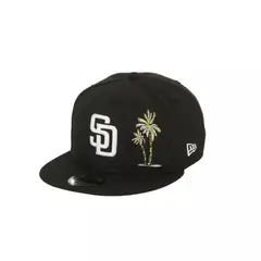 New Era - Gorra 9Fifty MLB San Diego Padres Black and Pink Patch Negro