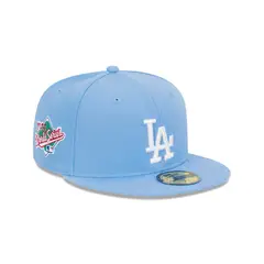 NEW ERA - Gorra 59Fifty MLB Los Angeles Dodgers World Series Celeste