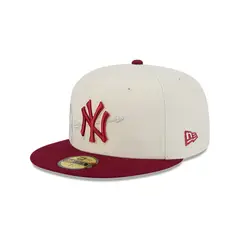 NEW ERA - Gorra 59Fifty MLB New York Yankees NA Ecom Customs Blanco