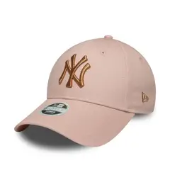 NEW ERA - Gorra 9Forty MLB New York Yankees Metallic Rosa Pastel