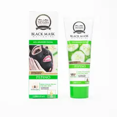 NEVADA NATURAL PRODUCTS - Mascarilla Negra Facial NEVADA Black Mask de Pepino FCO 120 GR